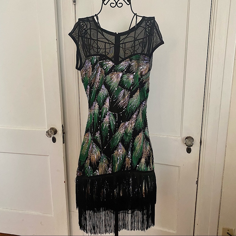 Purple & Green Del Mar Flapper